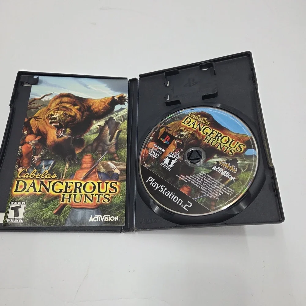 Cabela's‎ Dangerous Hunts Sony PlayStation 2 PS2 Game CIB Complete Manual Tested